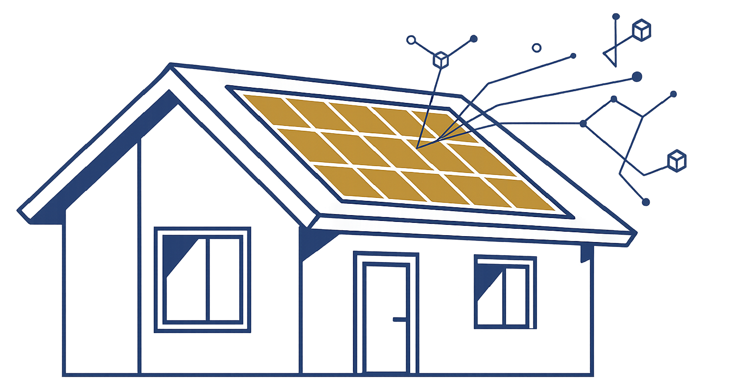 太陽光発電設置家屋イメージ